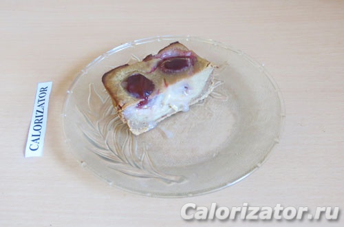 Сливовый пирог с тофу Сливовый пирог с тофу