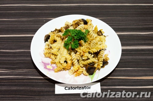Макароны запеченные с баклажаном Макароны запеченные с баклажаном
