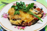 Баклажаны с сыром и грибами Баклажаны с сыром и грибами