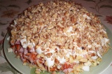 Салат с грибами и окороком Салат с грибами и окороком