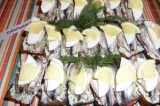 Гренки с килькой Гренки с килькой