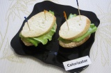 Сэндвич с салатом и тунцом Сэндвич с салатом и тунцом
