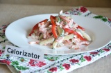 Салат с колбасой и овощами Салат с колбасой и овощами