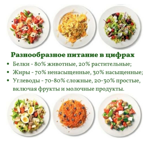 Что такое разнообразное питание