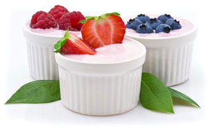 Йогурты с ягодами